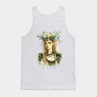 Rustic Cottagecore Dryad Tank Top